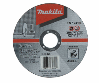 Makita B-45331 řezný kotouč 125x1x22 hliník