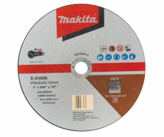 Makita E-03006 řezný kotouč 230x2.0x22.23 nerez