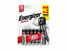 Energizer MAX - Mikrotužka AAA/4+2 zdarma