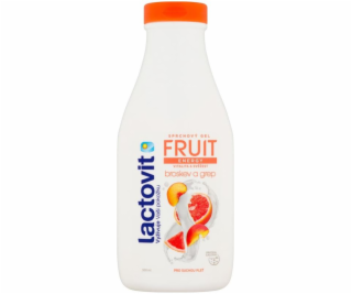 Lactovit FRUIT Broskev a grep Sprchový gel energetický 500ml