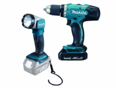 Makita DDF453SYEL Aku vrtací šroubovák se svítilnou Li-ion LXT 18V/1,5Ah