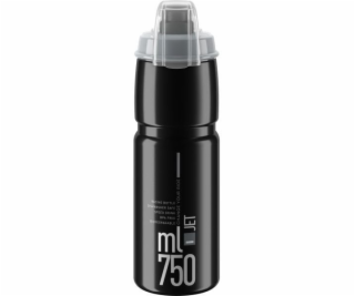 Lahev Elite  Jet Plus 750ml,  černá/šedé logo / bidon