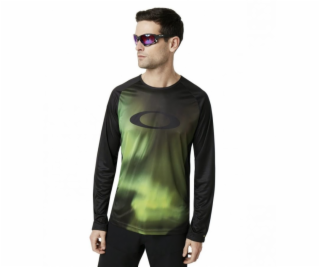 OAKLEY MTB LS TECH TEE AURORA BOREALIS, vel.L - MTB dres 