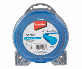 Makita struna nylonová 1,65mm, 15m, modrá, kulatá