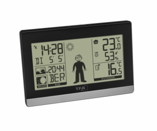 TFA domácí meteostanice s předpovědí počasí a postavičkou...