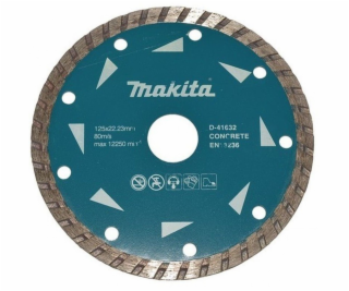 Makita D-41632 turbo diamantový kotouč 125x22,23mm