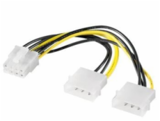 Redukce napájecí 2x5.25  Molex - 8 pin pro PCI-E grafické karty