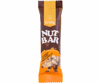 GRIZLY Ořechová tyčinka Nut bar polomáčená 40 g