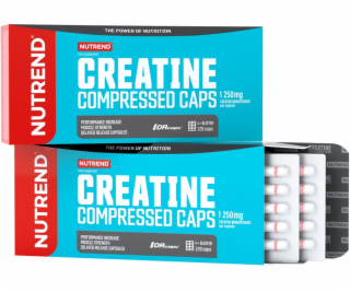 Nutrend CREATINE COMPRESSED CAPS, 120 kapslí