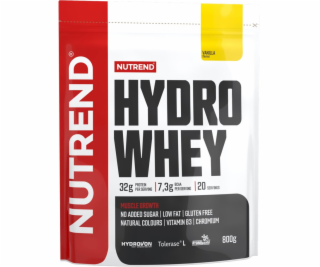 Nutrend HYDRO WHEY Syrovátkový izolát 800 g, vanilka