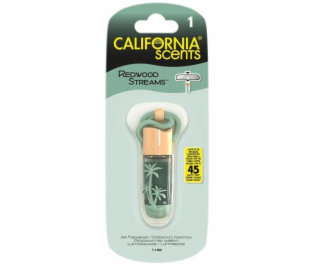 California Scents Hanging Vial Redwood Streams - Sekvoje