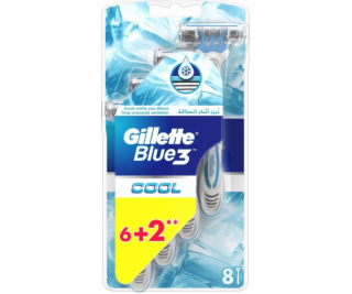 Gillette Blue3 Comfort jednorázová holítka 6+2 ks