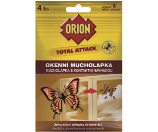 Orion Total Attack okenní mucholapka 4ks