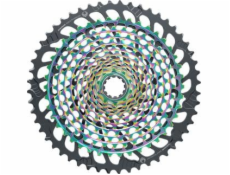 SRAM XG-1299 Eagle - 10-52 zubů - Rainbow