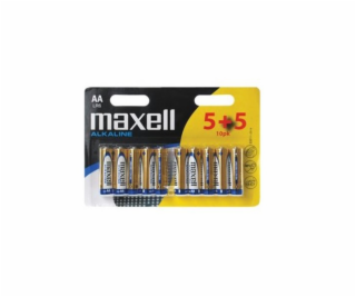 MAXELL Alkalická baterie AA (R6), blistr 10 ks