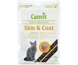 Canvit Snacks CAT Skin & Coat 100g pamlsek pro kočky