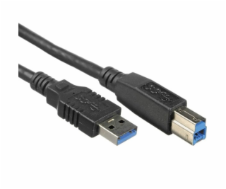 Kabel USB 3.0 Super-speed 5Gbps A-B, 9pin, 0,5m