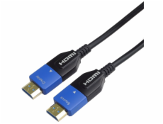 PremiumCord Ultra High Speed HDMI 2.1 optický kabel 8K@60Hz 4K@120Hz 30m zlacený