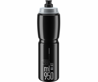 Lahev Elite  Jet 950ml, černá/šedé logo