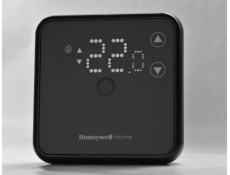 Honeywell Home DT3, Programovatelný bezdrátový termostat, 7denní program, černá