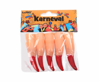 Set karneval W027553 - prsty 10 ks