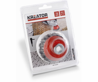 Kreator KRT150203 - Brusný copánkový kartáč M14-75mm