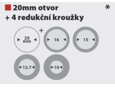 Kreator KRT020434 - Pilový kotouč na dřevo 115mm, 18T