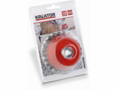 Kreator KRT150205 - Brusný copánkový kartáč M14-100mm