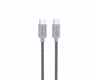 Epico Opletený kabel USB-C na USB-C 1.2m - vesmírně šedý