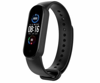 Tactical Silikonový Řemínek pro Xiaomi Mi Band 5 Black - ...