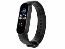 Tactical Silikonový Řemínek pro Xiaomi Mi Band 5 Black - černý