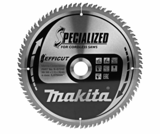 Makita B-67240 TCT pilový kotouč Efficut 260mmx30mmx80T