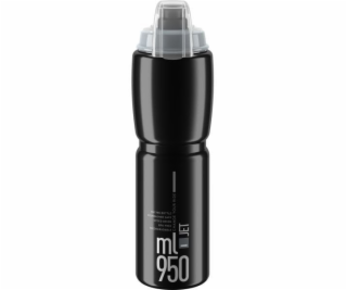 Lahev Elite  Jet Plus 950ml, černá/šedé logo 