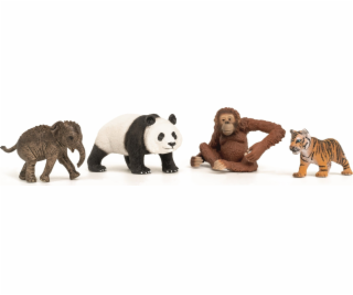 Schleich  Wild Life  Asia  startovací sada, figurka na hr...