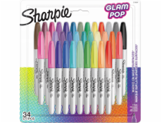 Sharpie Marker Permanent Marker Fine Glam Pop 6er Blister