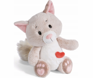 NICI 49407 Plyšový maskot Fluffy Cat, 25 cm, sediaci