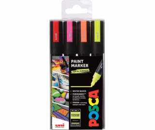 Posca POSCA Marker UNI PC-5M 4er Set Neon