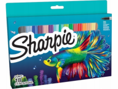 Sharpie Marker Permanentmarker Fine Big Pack Fish 6 Stück