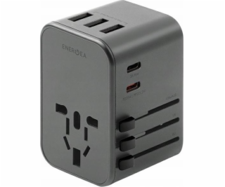 Nabíjačka Energea Nabíjanie ENERGEA. sieť. 3xUSB+2xUSB-C ...