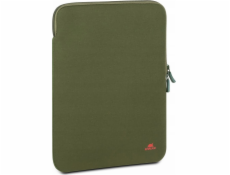 Puzdro RivaCase Anti-shock Case pre MacBook 13&#39;&#39; Vertical Zip Khaki - Zelené