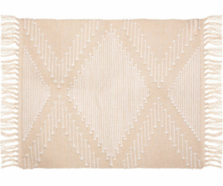 Koberec Atmosphera Beige Cot Sand, bavlna, boho, 60 x 90 cm