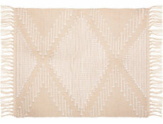 Koberec Atmosphera Beige Cot Sand, bavlna, boho, 60 x 90 cm