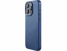 Troubadour Goods Limited Mujjo Full Leather Case – kožené púzdro kompatibilné s MagSafe pre iPhone 15 Pro Max (monaco blue)