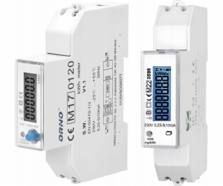 Orno elektromer OR-WE-524 1-fáz. 100A MID 1 DIN TH-35mm F...