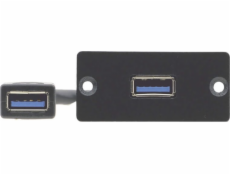 Kramer nástenná doska WU3-AA(B) USB-A 3.0