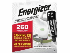 Čelovka Energizer ENERGIZER VISION PREDNÉ SVETLO 260 lm 3 LED 3AAA ZELENÁ + CAMPING SADA