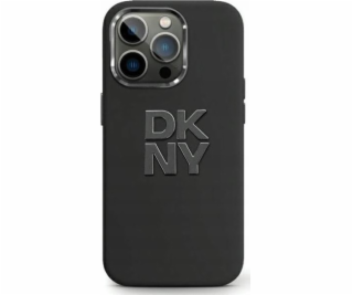 DKNY Tekuté silikónové kovové logo DKNY – púzdro na iPhon...