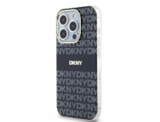 DKNY DKHMP15LHRHSEK iPhone 15 Pro 6.1 čierno/čierny pevný obal IML Mono &amp; Stripe MagSafe