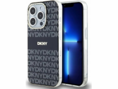 DKNY DKHMP13XHRHSEK iPhone 13 Pro Max 6.7 čierno/čierne pevné puzdro IML Mono &amp; Stripe MagSafe