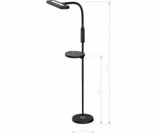 Stojacia lampa Tiross TIROSS LED STOJNÁ LAMPA 15W 900lm